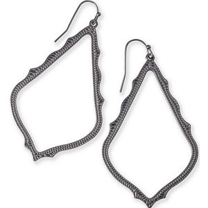 Kendra scott gunmetal sophee earrings